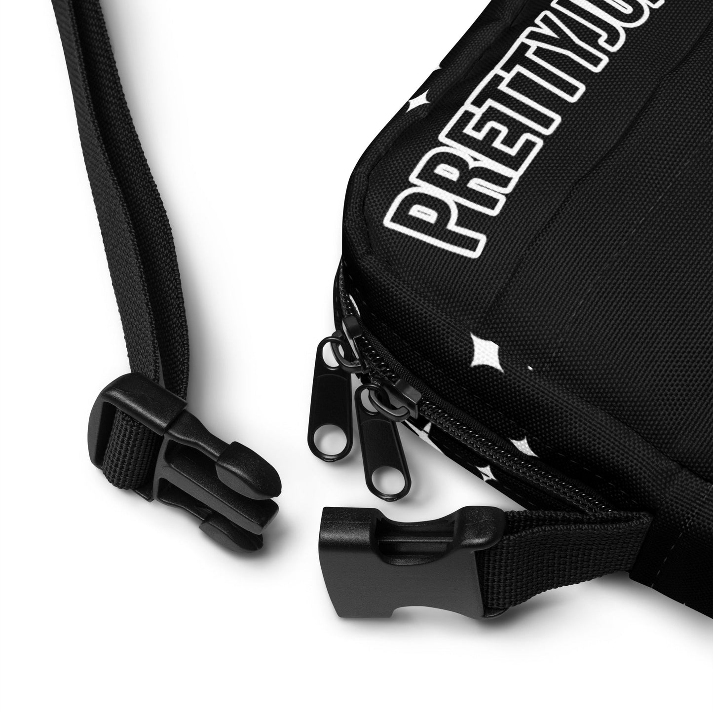 Urban Streetwear Black Utility Crossbody Bag Pretty Junkie Apparel