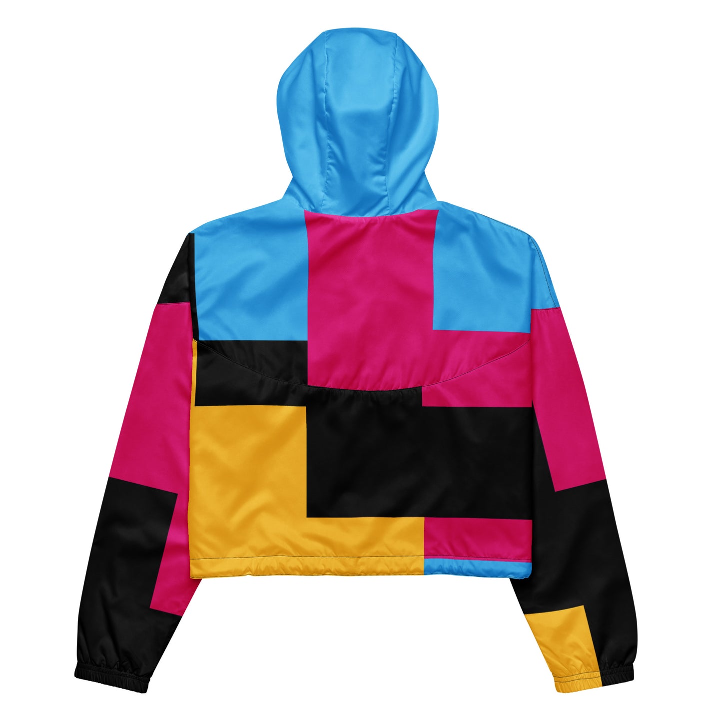 Women's Colorblock Cropped Track Jacket - Pretty Junkie Apparel