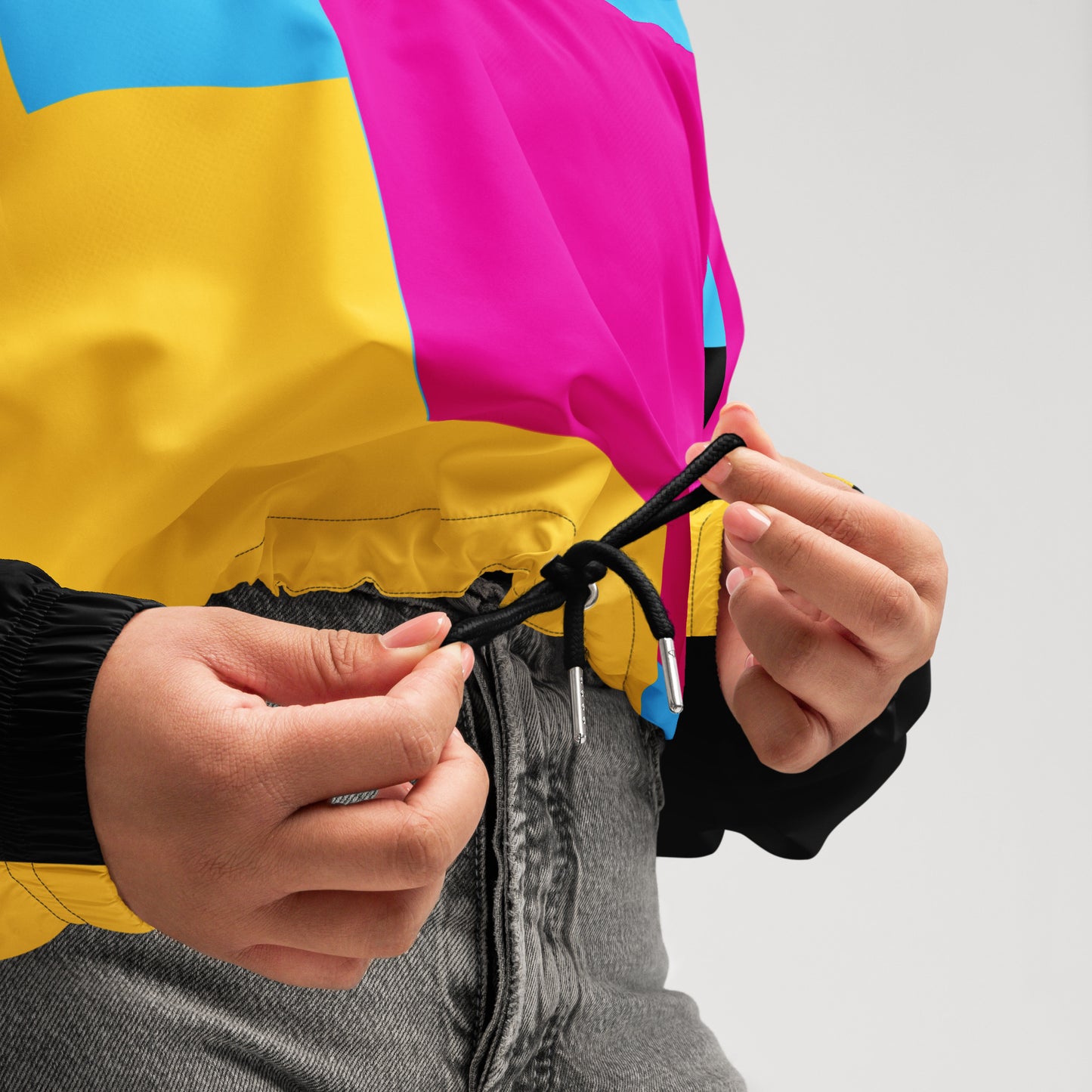 Women's Colorblock Cropped Track Jacket - Pretty Junkie Apparel