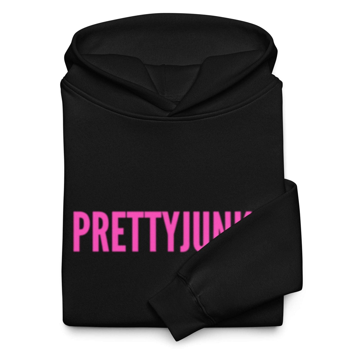 PRETTYJUNKIE Hot Pink Logo Oversized Hoodie Pretty Junkie Apparel