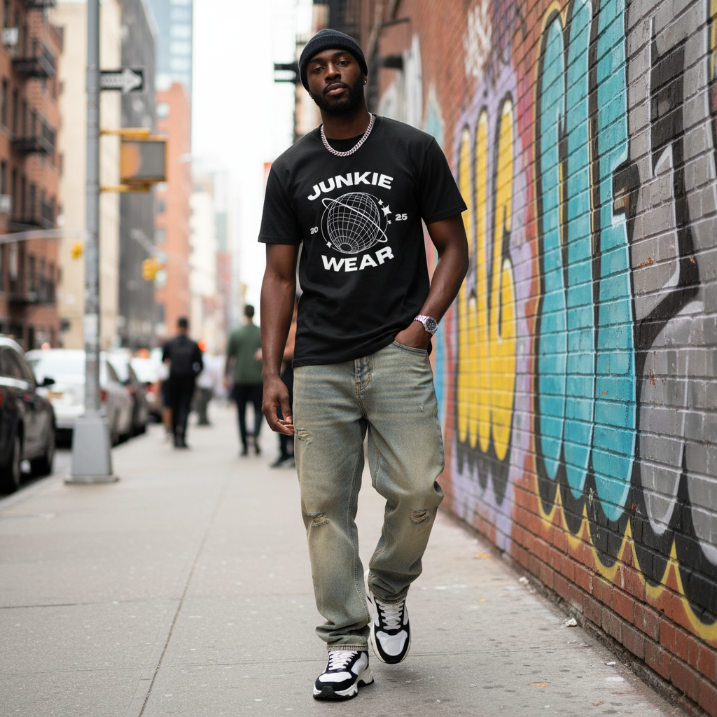 Official JunkieWear Oversized T-Shirt ODMPOD