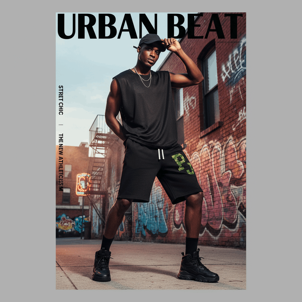 PRETTYJUNKIE Mid-Length Tech Blend Sweatpants Shorts ODMPOD