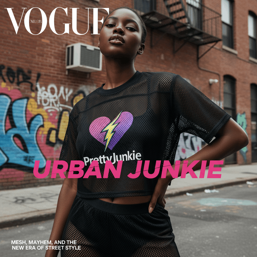 PRETTYJUNKIE Mesh Street Tee ODMPOD