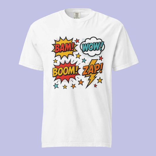 Comic Book Boom 💥 Tee - Pretty Junkie Apparel