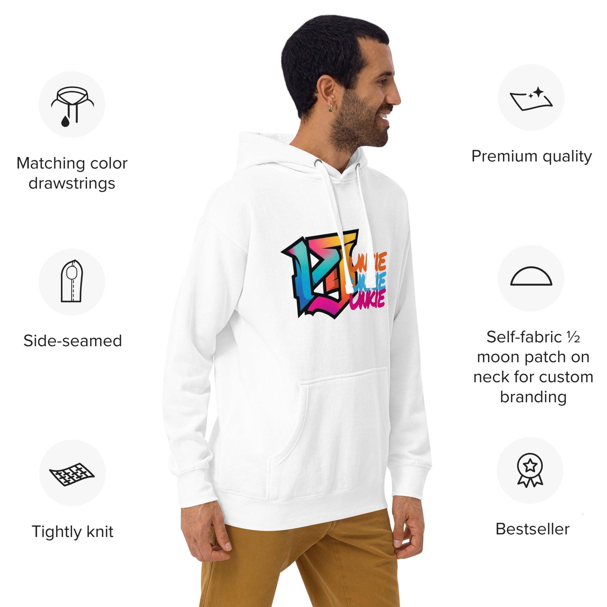 Junkie Signature Monogram Hoodie - Pretty Junkie Apparel
