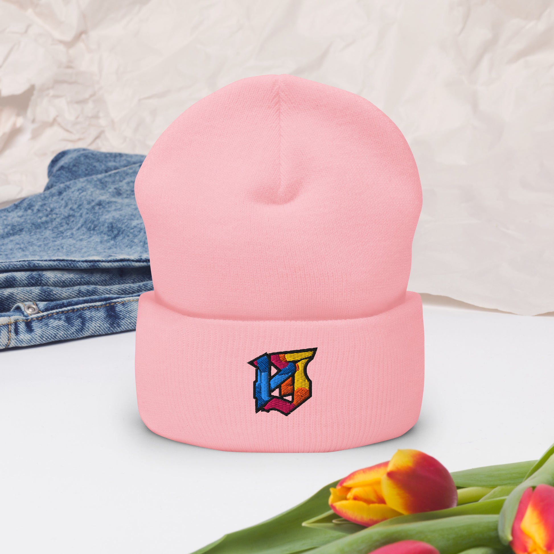 Junkie Signature Color Cuffed Beanie - Pretty Junkie Apparel