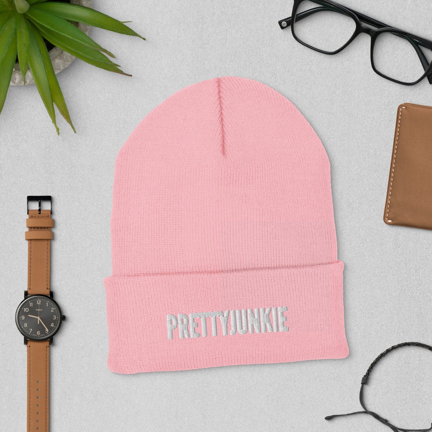 Signature Cuffed Beanie Color Options Pretty Junkie Apparel
