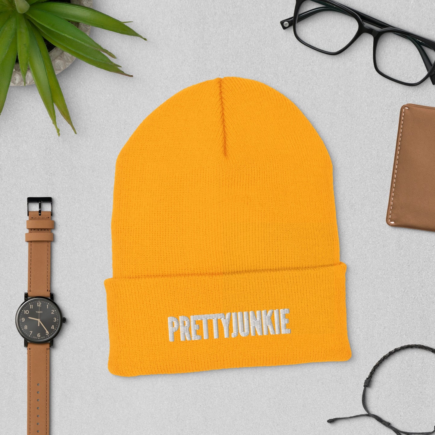 Signature Cuffed Beanie Color Options Pretty Junkie Apparel