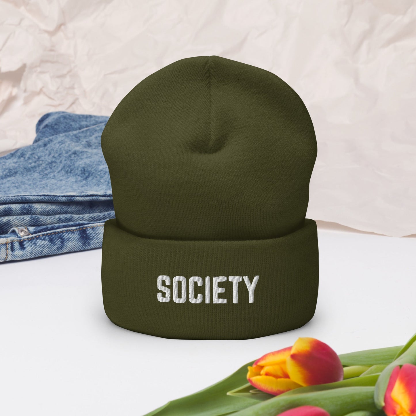 RiCHJVNKIE SOCIETY Cuffed Beanie Pretty Junkie Apparel