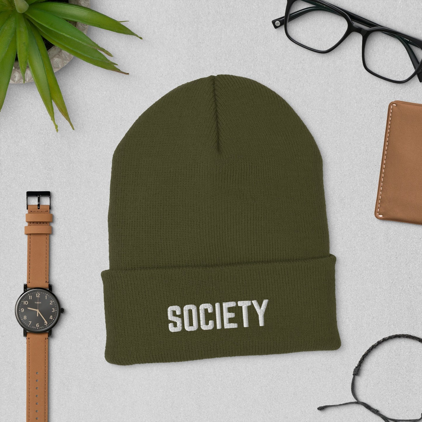 RiCHJVNKIE SOCIETY Cuffed Beanie Pretty Junkie Apparel