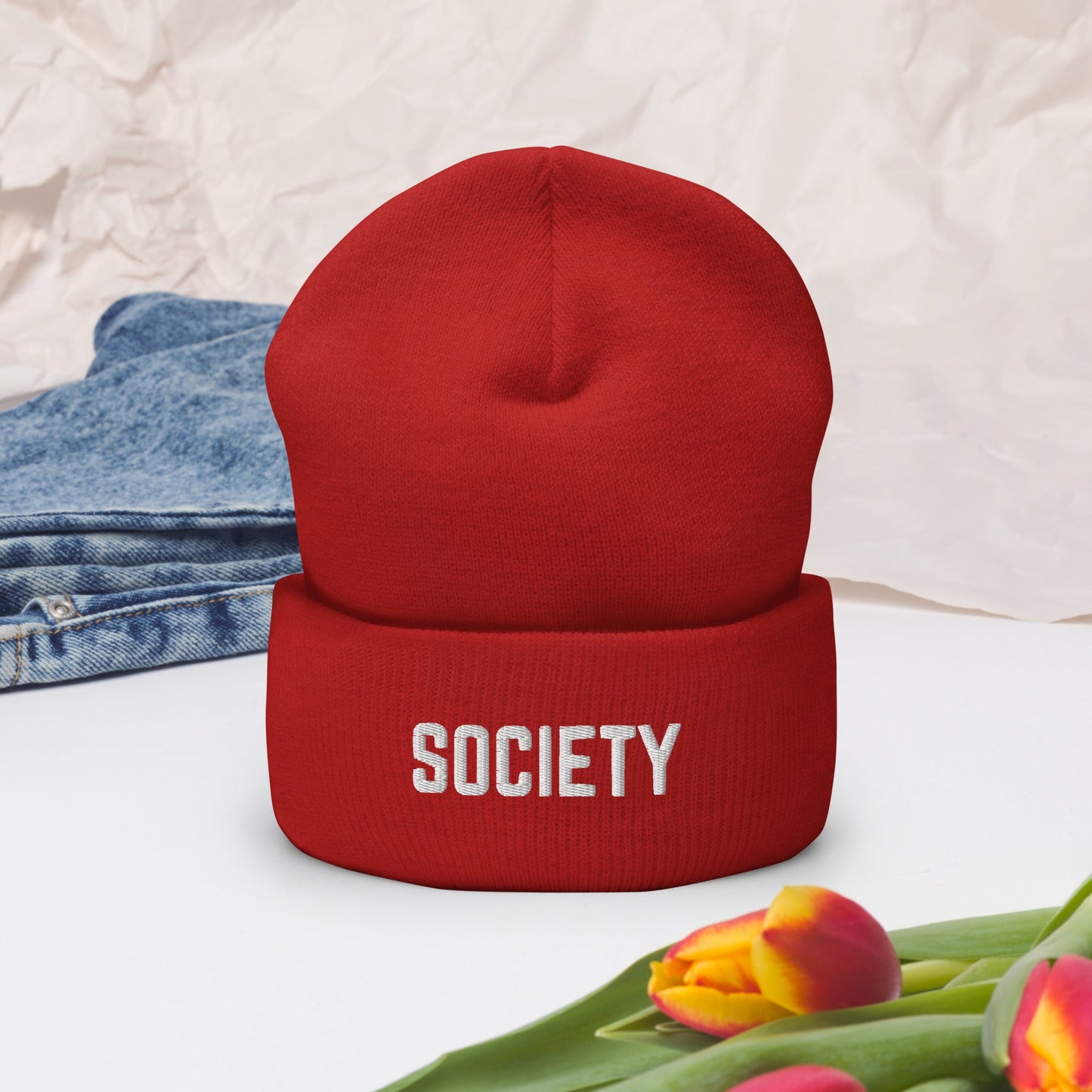 RiCHJVNKIE SOCIETY Cuffed Beanie Pretty Junkie Apparel
