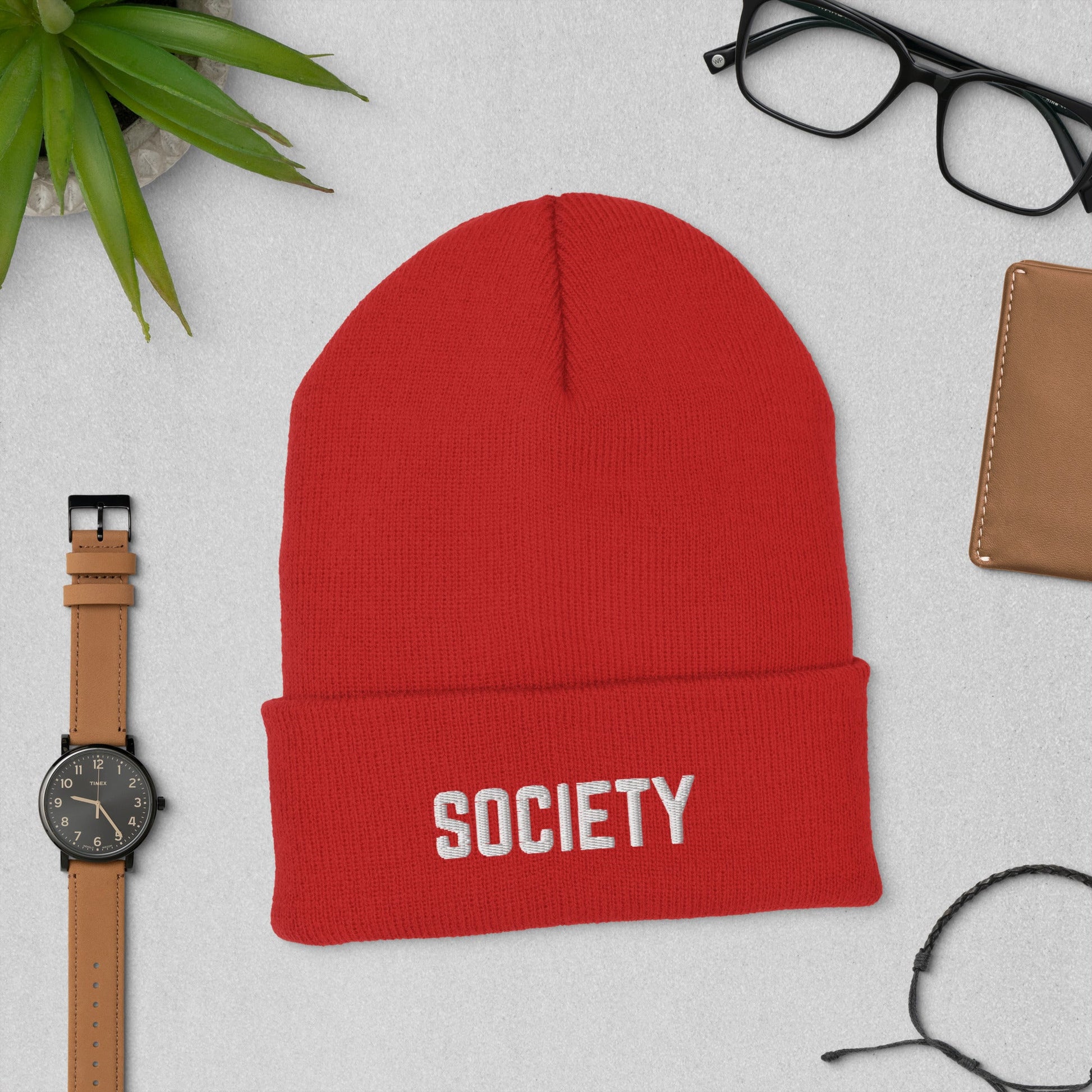 RiCHJVNKIE SOCIETY Cuffed Beanie Pretty Junkie Apparel