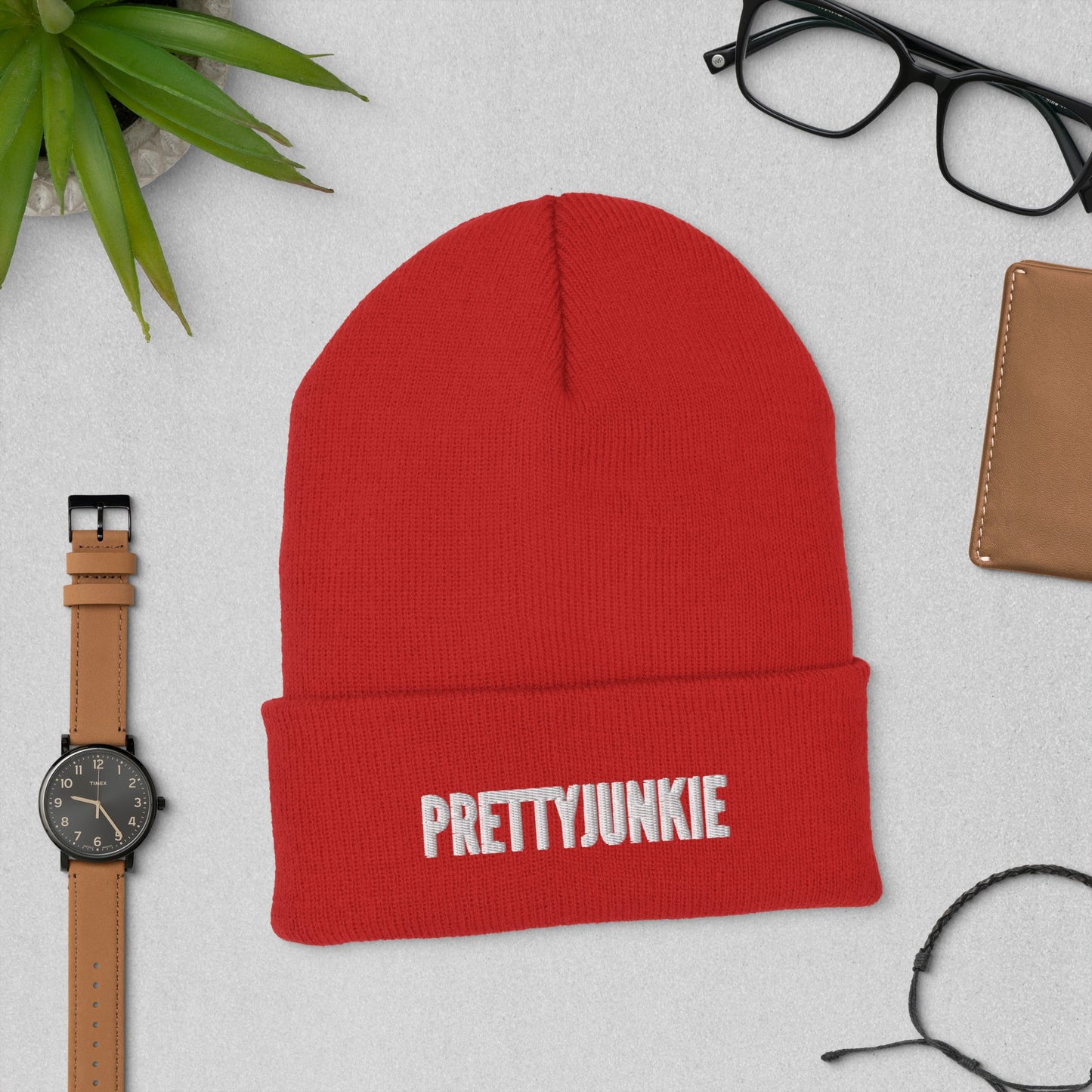 Signature Cuffed Beanie Color Options Pretty Junkie Apparel