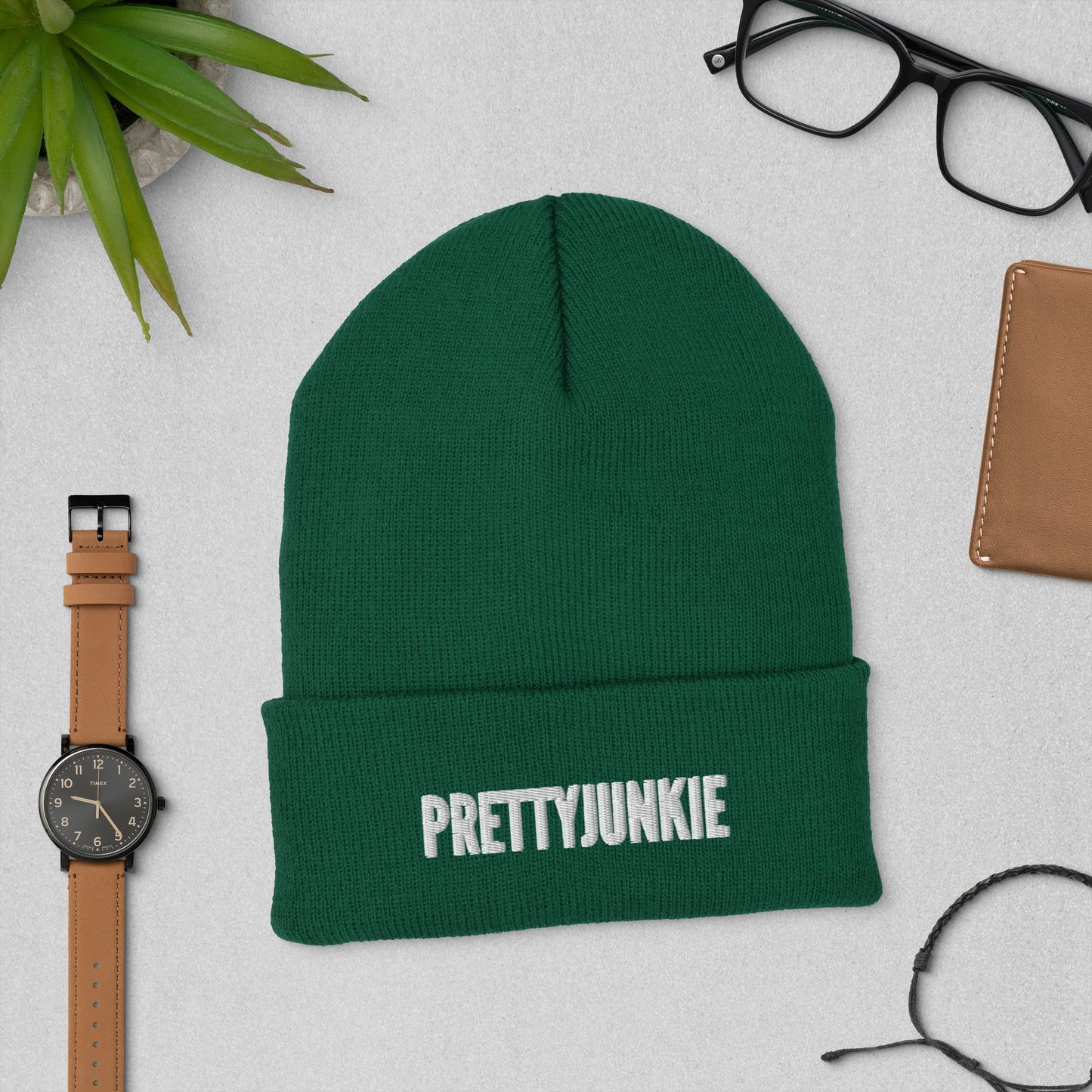 Signature Cuffed Beanie Color Options Pretty Junkie Apparel