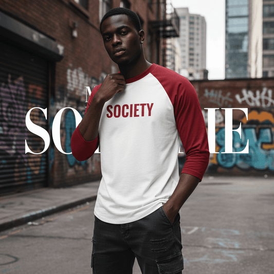 Color-Blocked Raglan Sleeve T-Shirt ODMPOD