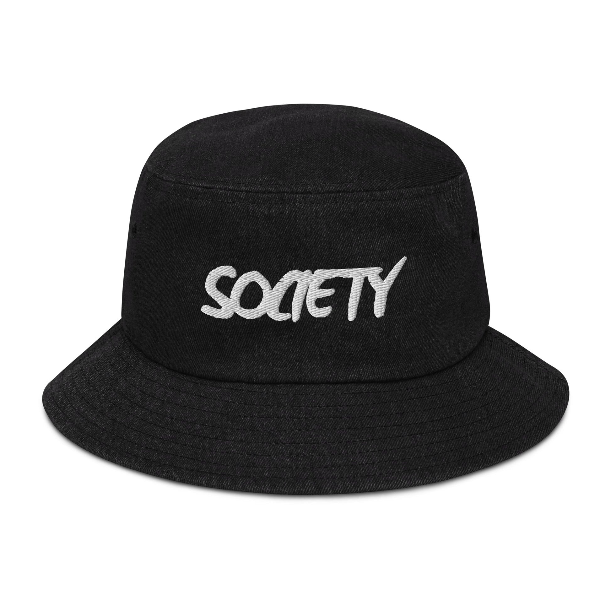 RICHJVNKIE SOCIETY Denim bucket hat Pretty Junkie Apparel