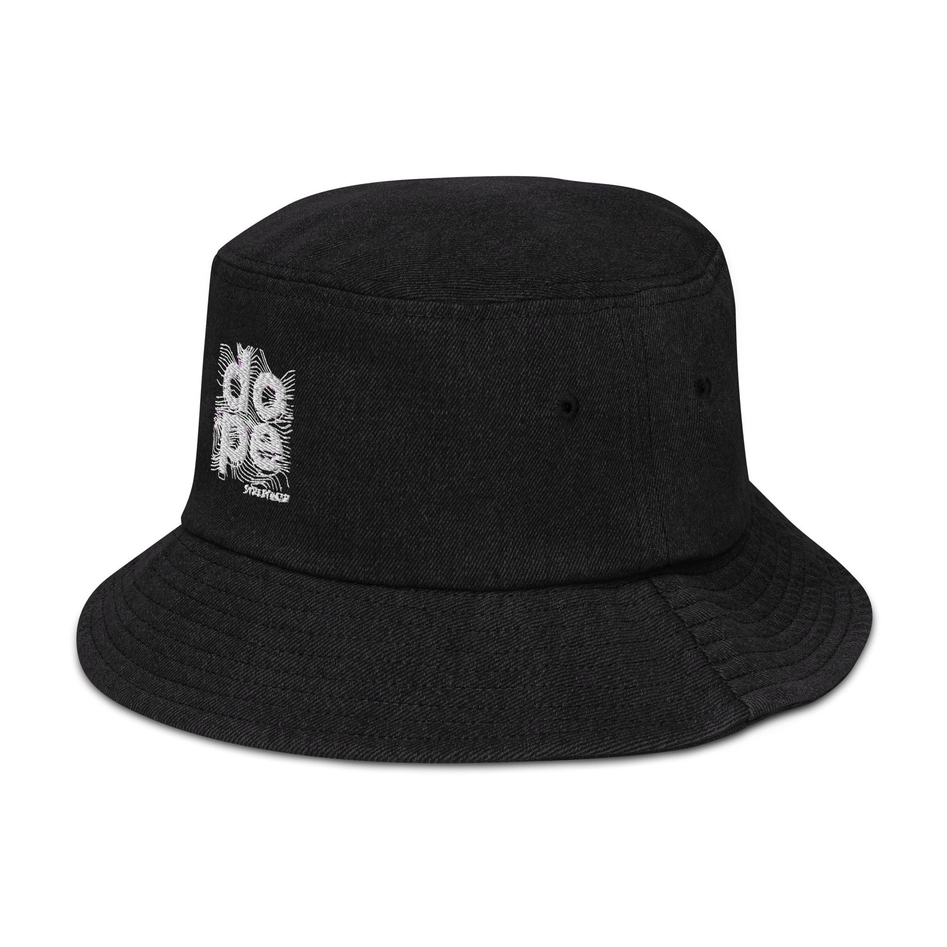 Dope Denim Bucket Hat Pretty Junkie Apparel