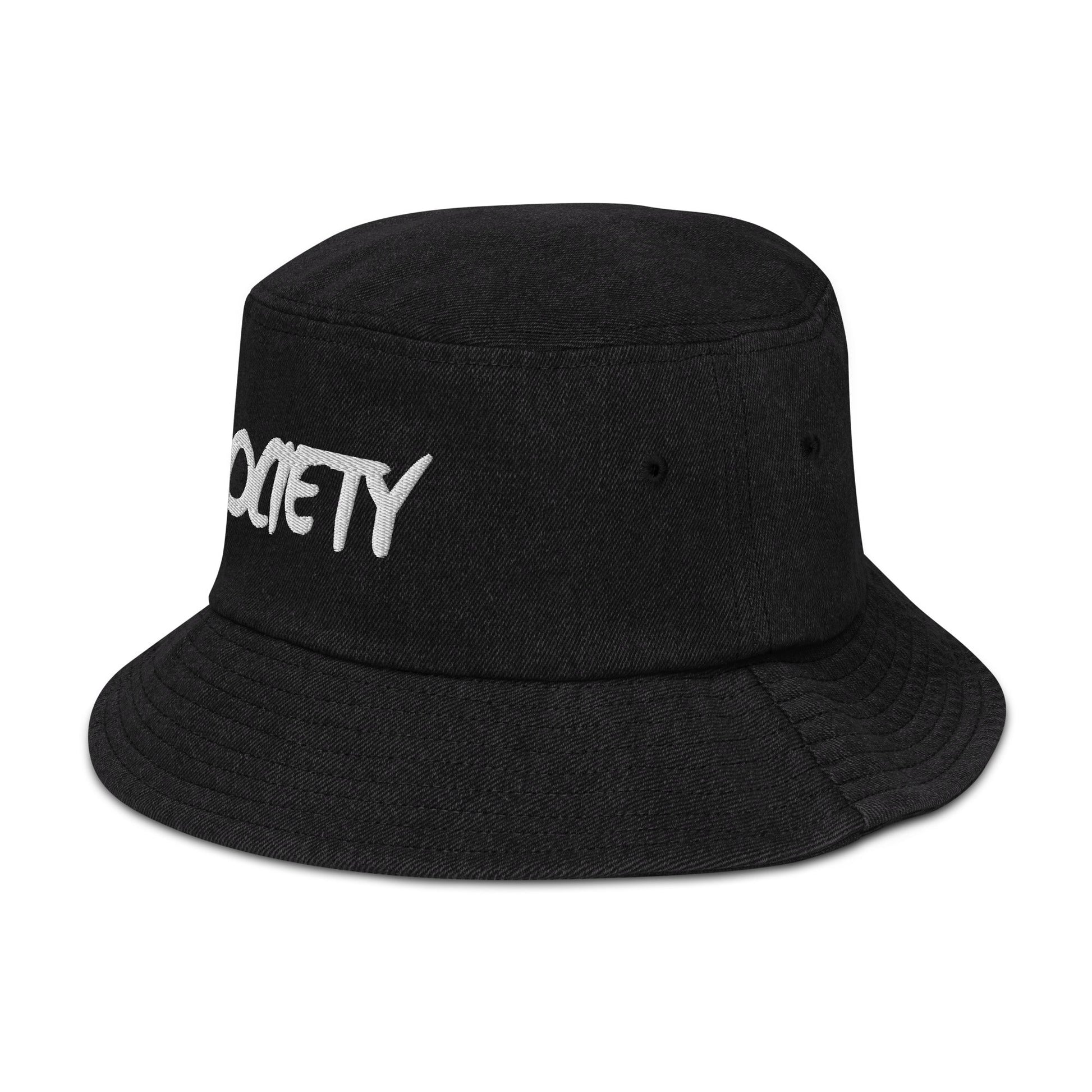 RICHJVNKIE SOCIETY Denim bucket hat Pretty Junkie Apparel