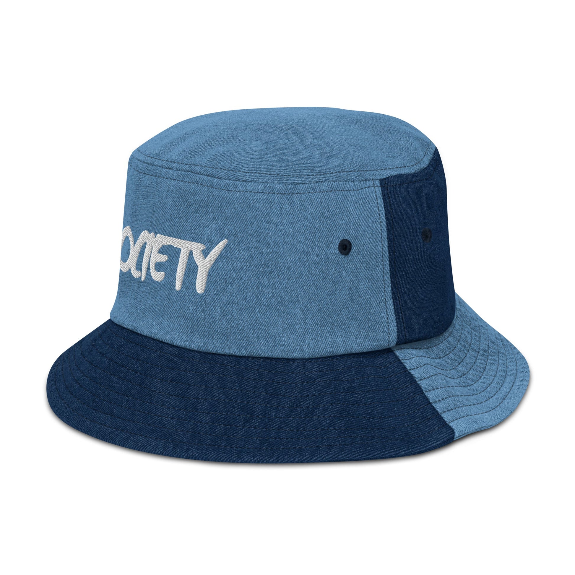 RICHJVNKIE SOCIETY Denim bucket hat Pretty Junkie Apparel
