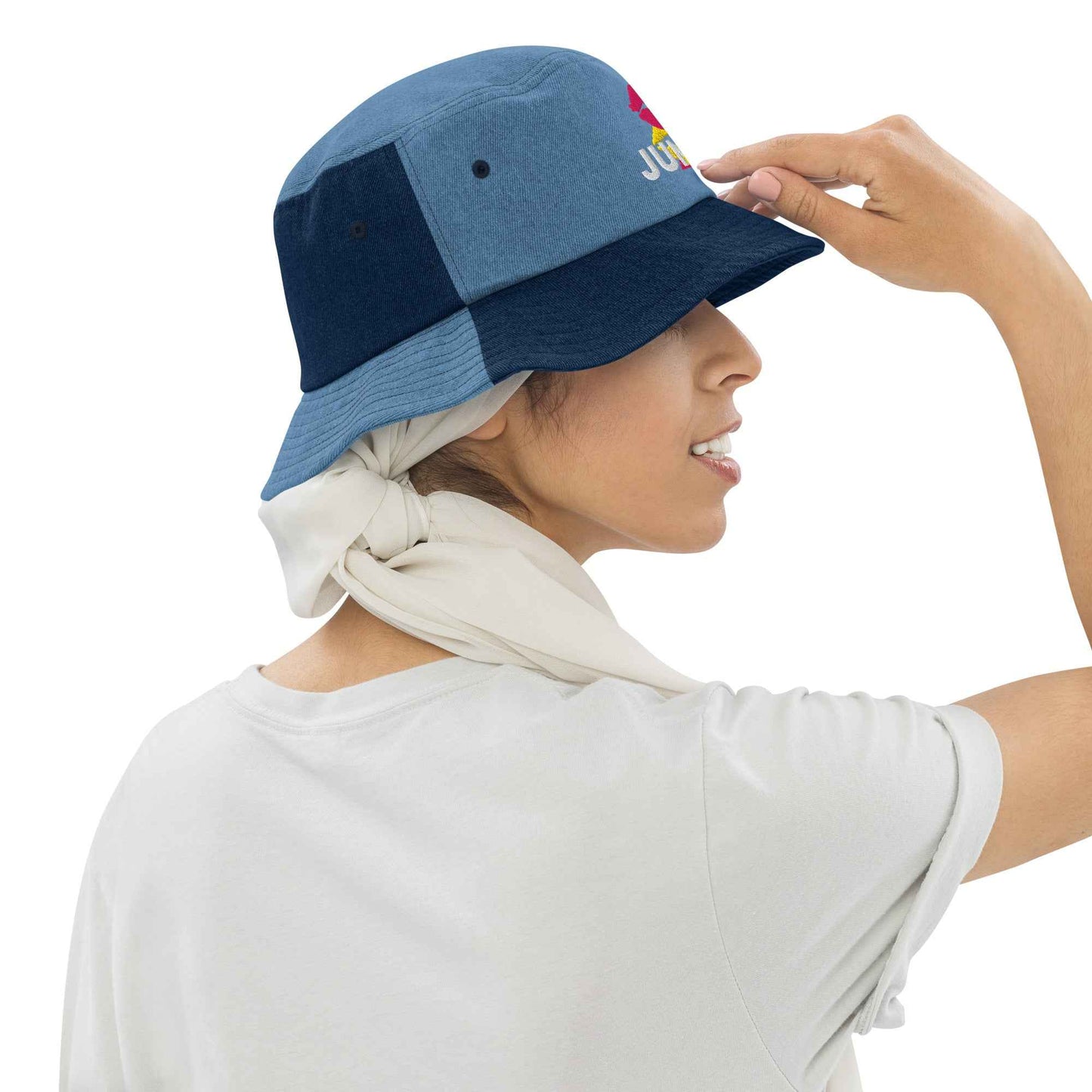 JunkieSignature [Denim bucket hat] Design 3446