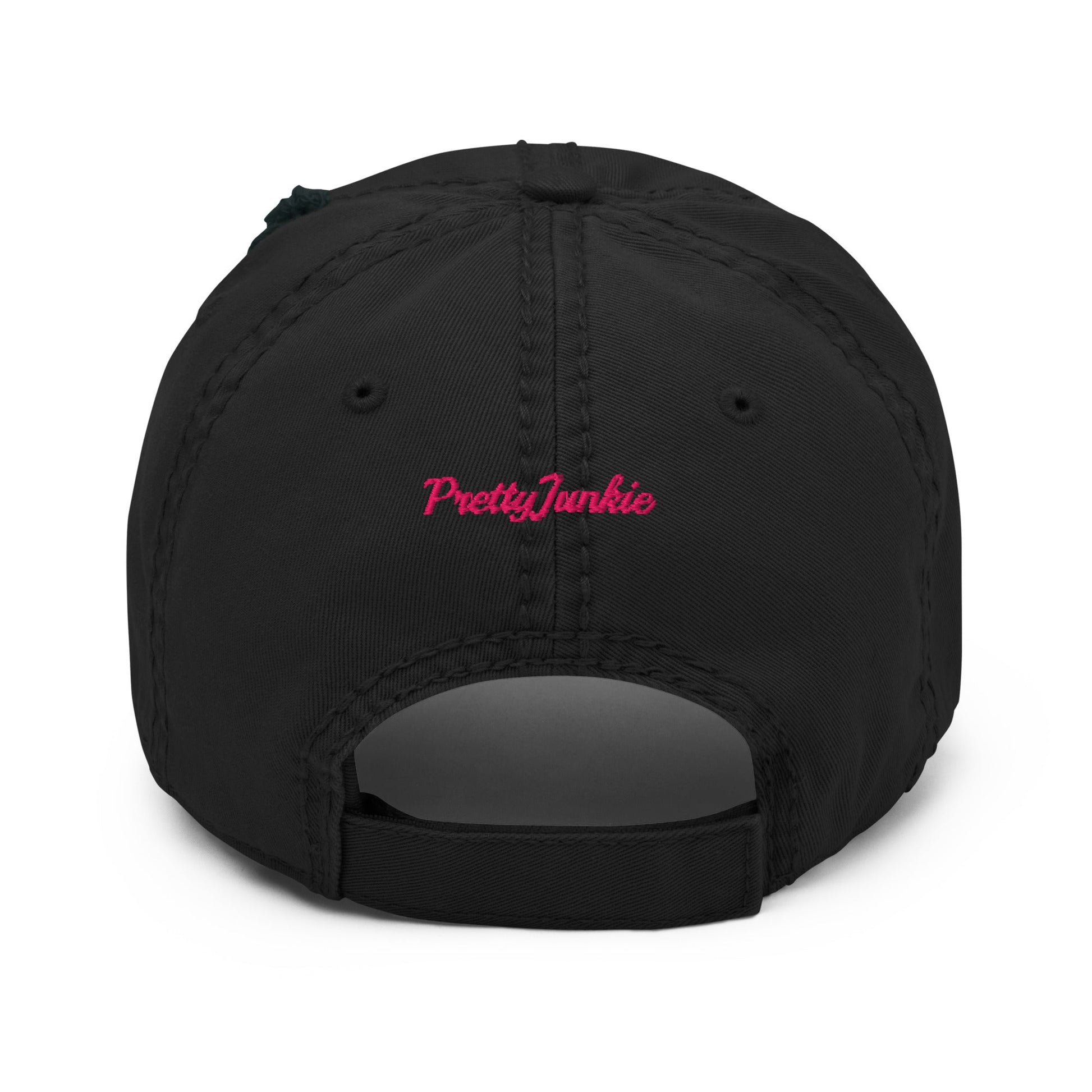 KissMe Distressed Dad Hat Pretty Junkie Apparel