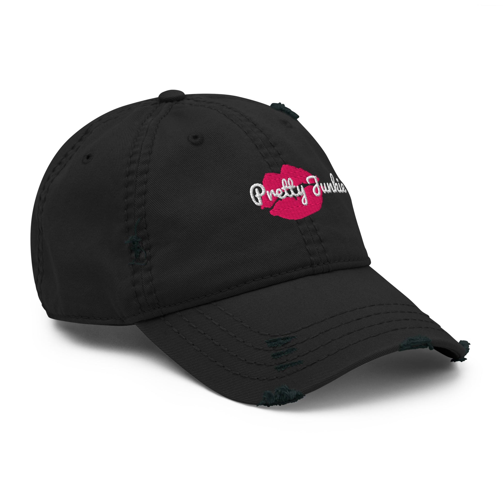 KissMe Distressed Dad Hat Pretty Junkie Apparel