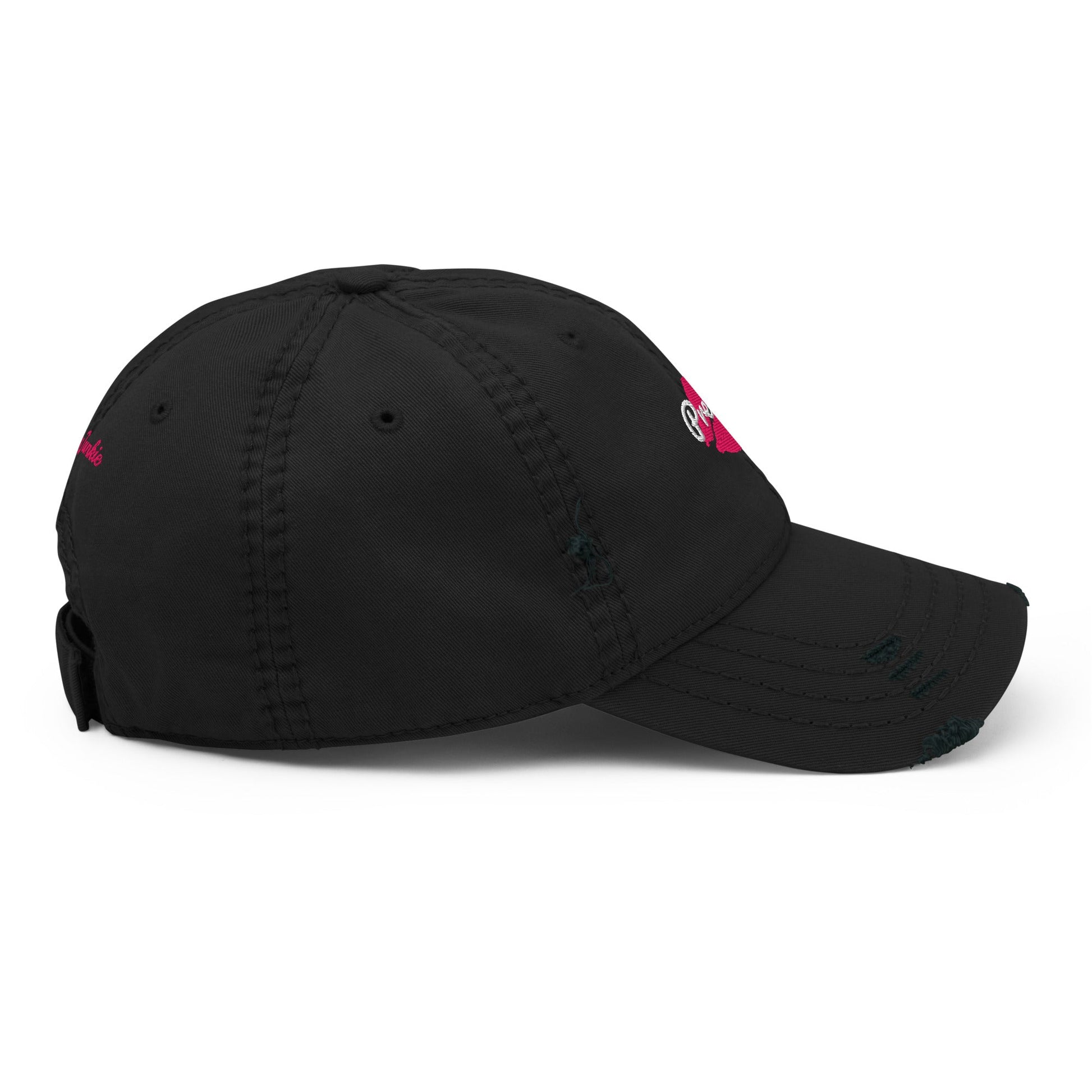 KissMe Distressed Dad Hat Pretty Junkie Apparel