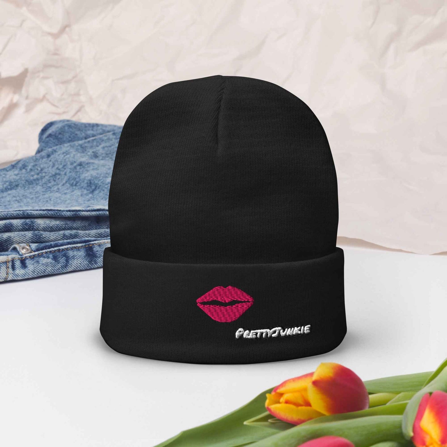 Embroidered Beanie Pretty Junkie Apparel