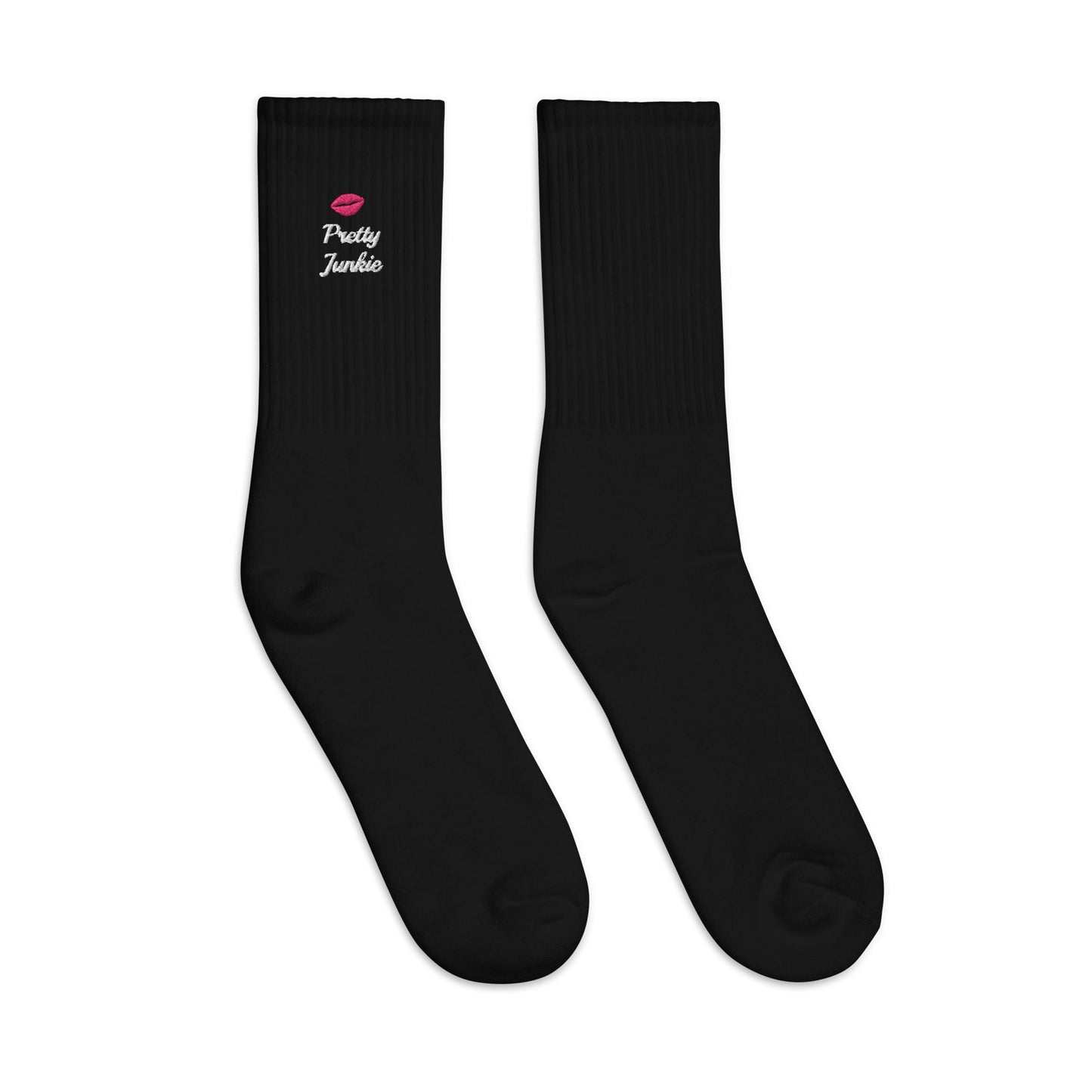 Embroidered socks Pretty Junkie Apparel