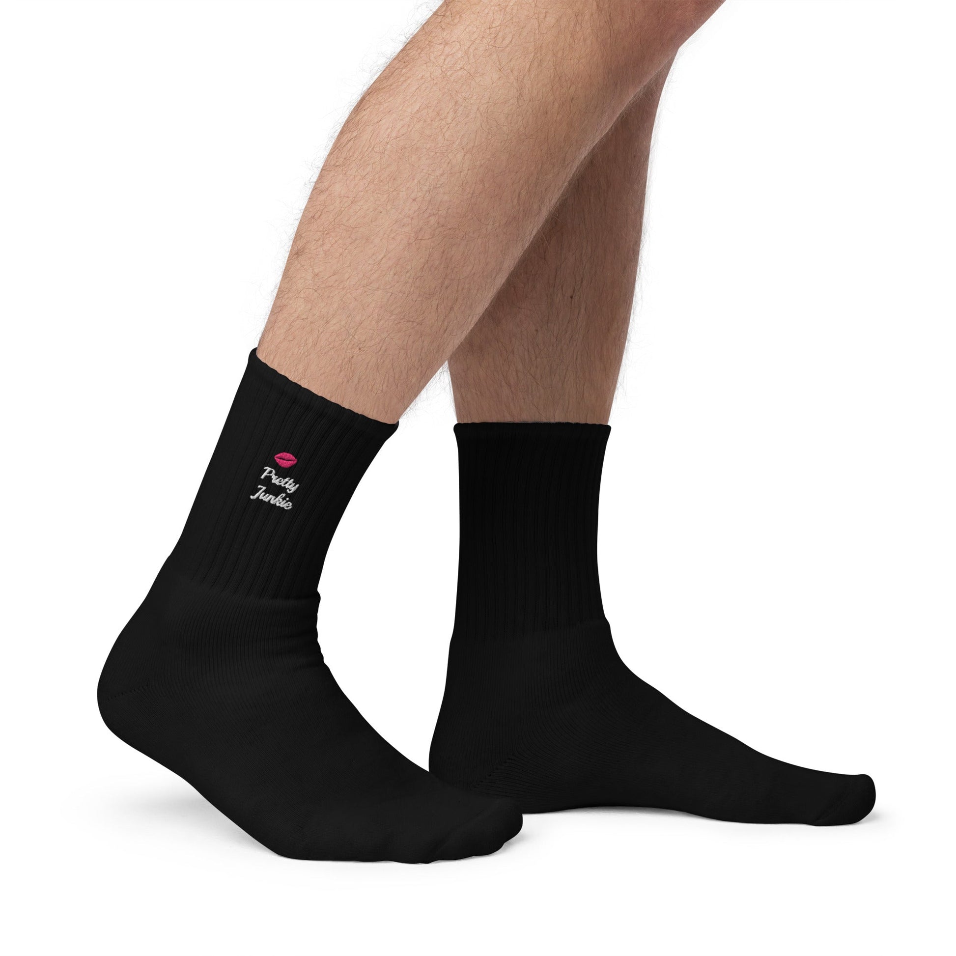 Embroidered socks Pretty Junkie Apparel