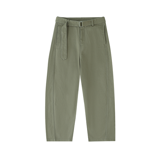 Women's Vintage Retro Style Blade Baggy Straight-Leg Pants ODMPOD