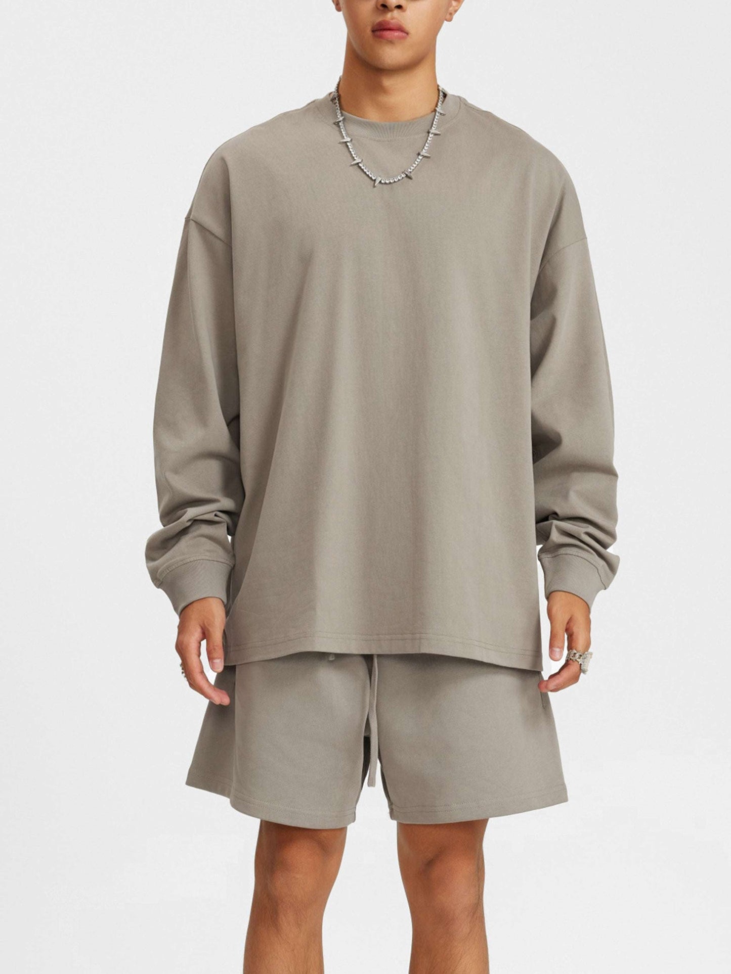 Oversized Unisex Long Sleeve T-Shirt ODMPOD