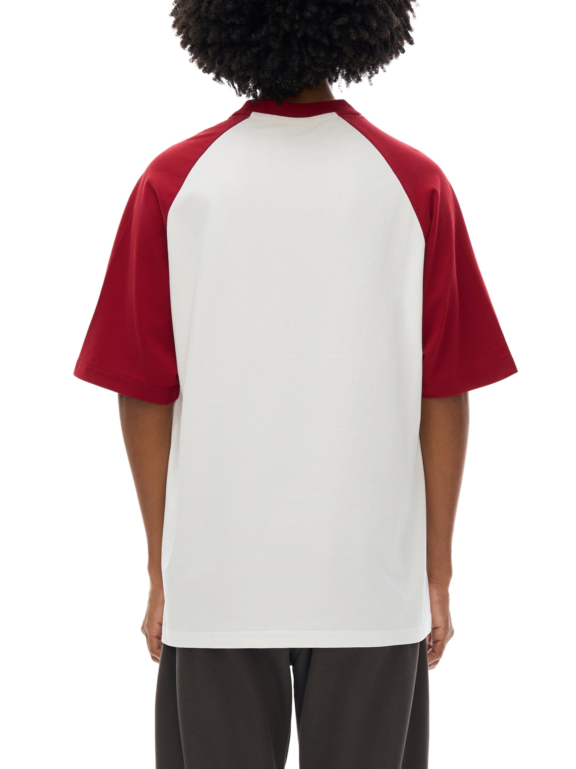 Color-Blocked Raglan Sleeve T-Shirt ODMPOD