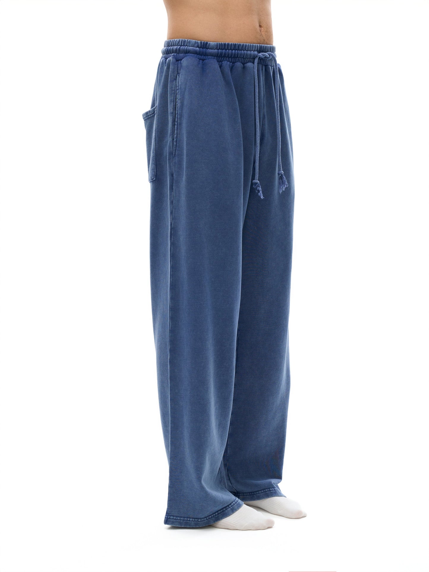 Snow Washed Straight Leg Pants ODMPOD