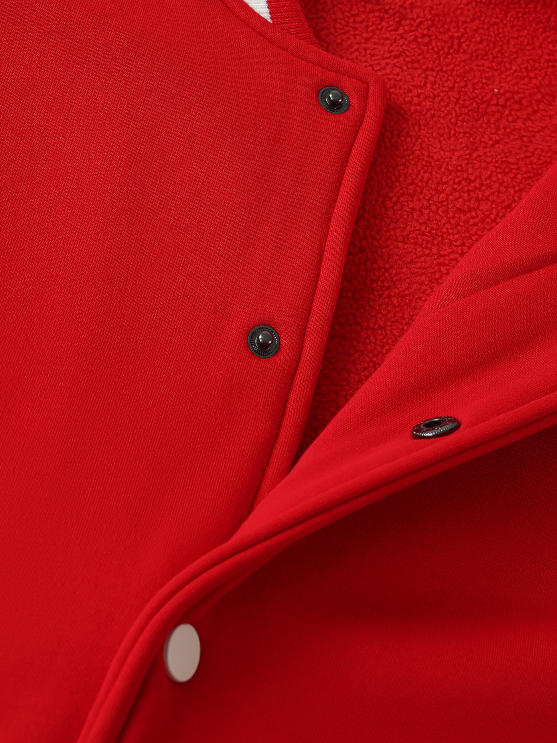 Two-Tone Fleeced Varsity Jacket ODMPOD