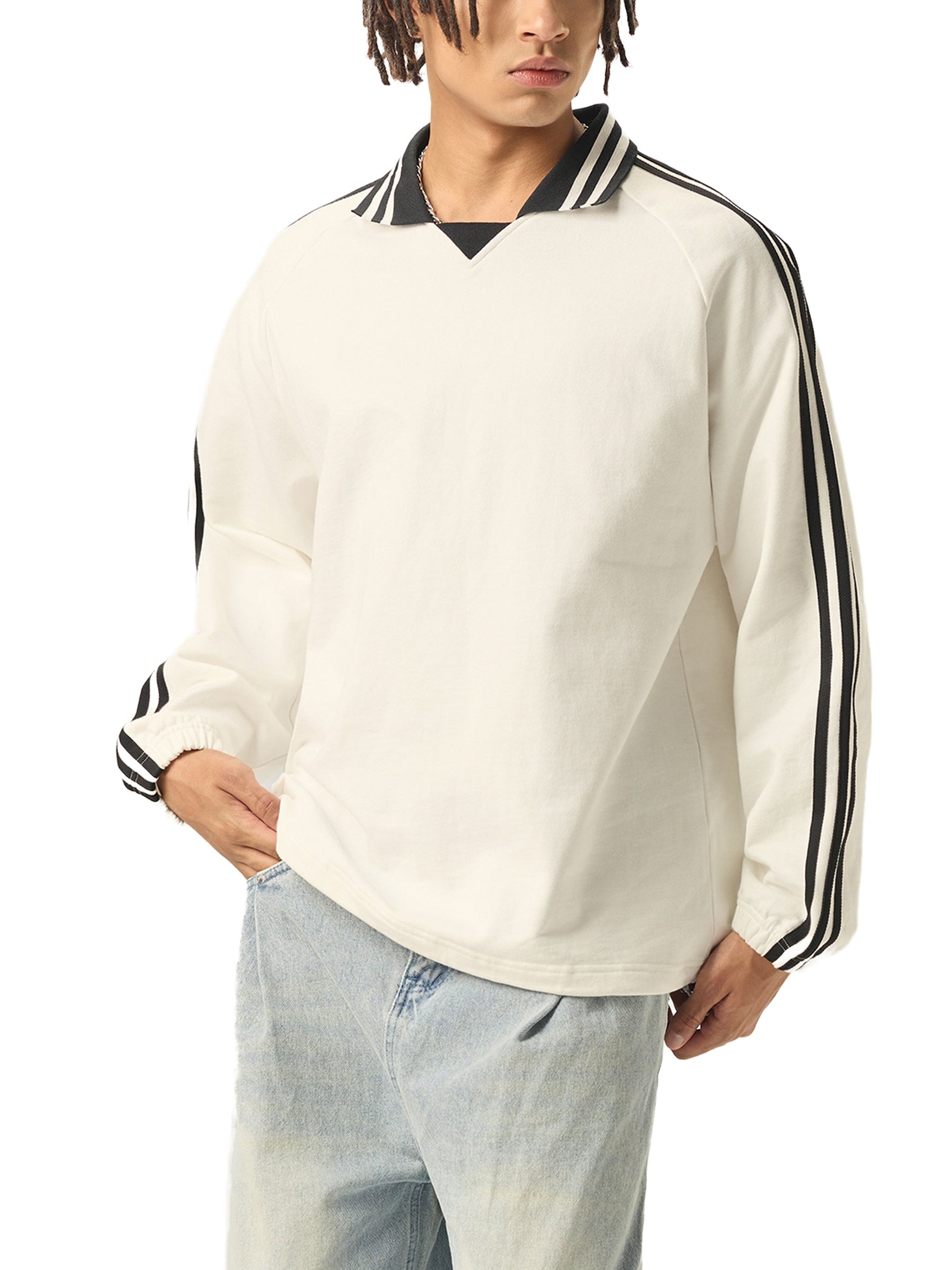 Unisex Fall Fashion, Vintage Retro Collar Cotton Hoodie ODMPOD