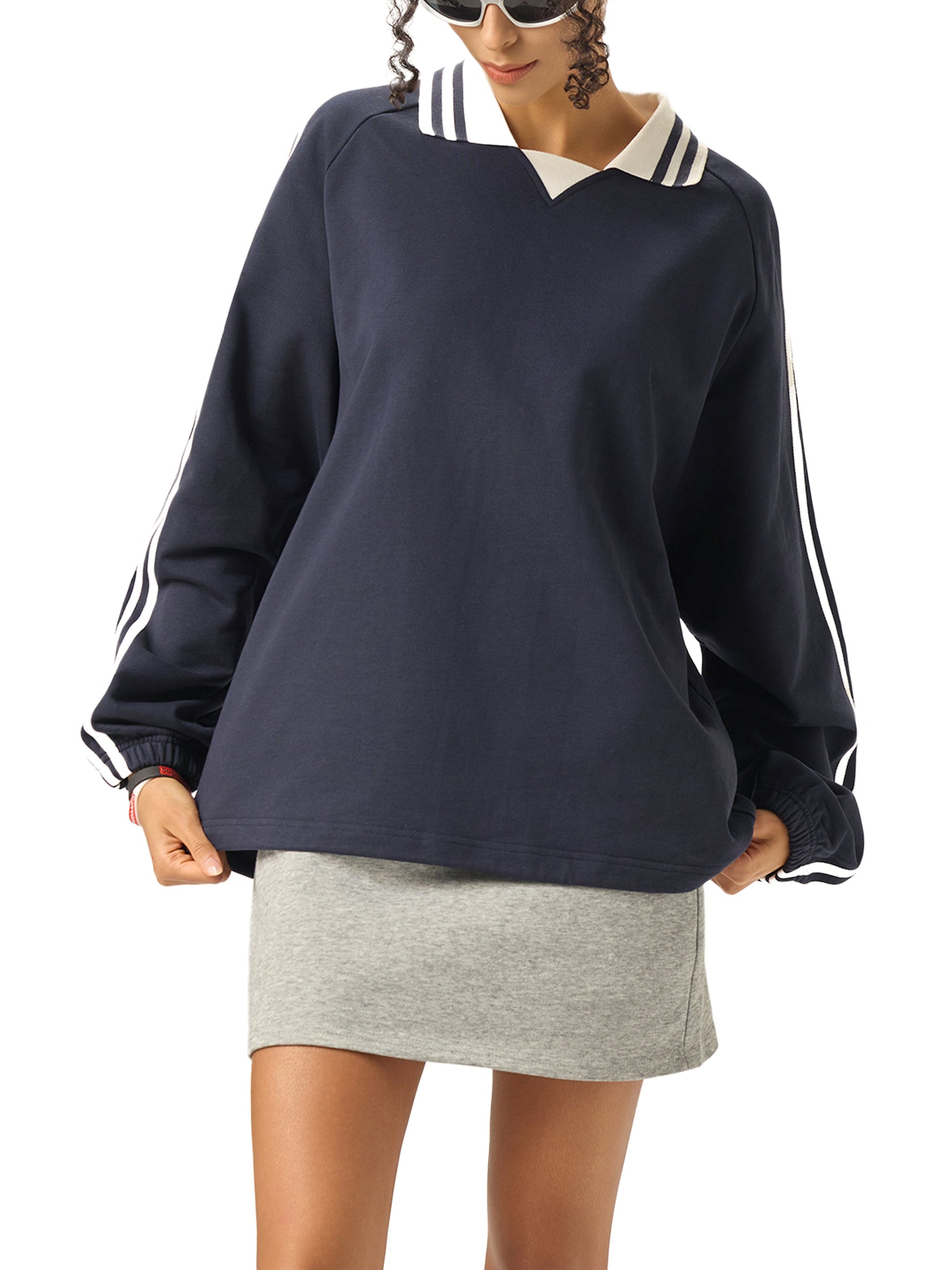 Unisex Fall Fashion, Vintage Retro Collar Cotton Hoodie ODMPOD