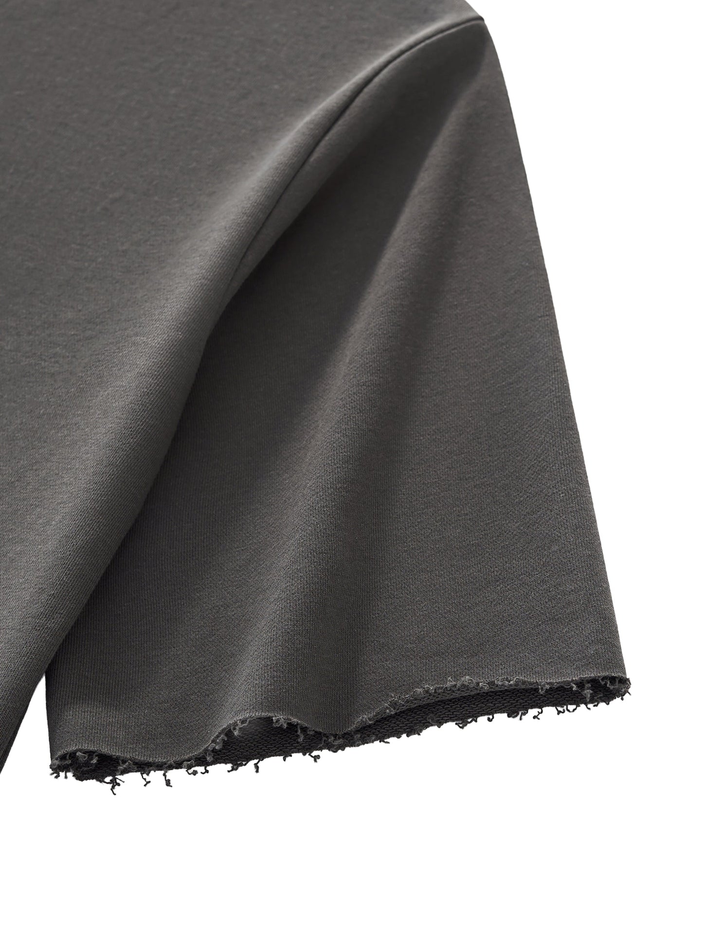 PrettyJunkie rJS Half-Sleeve Raw-Edge T-Shirt ODMPOD
