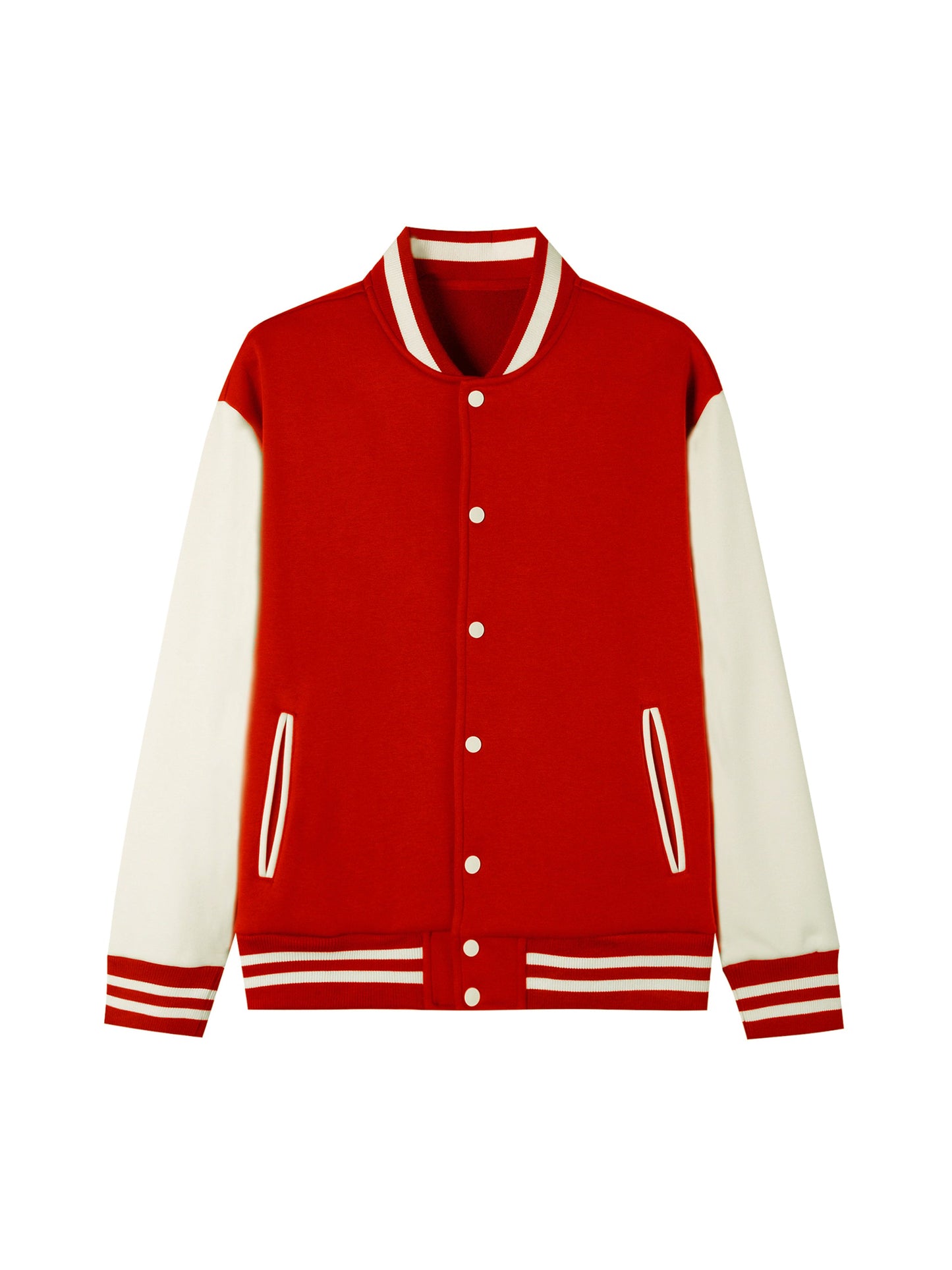 Two-Tone Fleeced Varsity Jacket ODMPOD