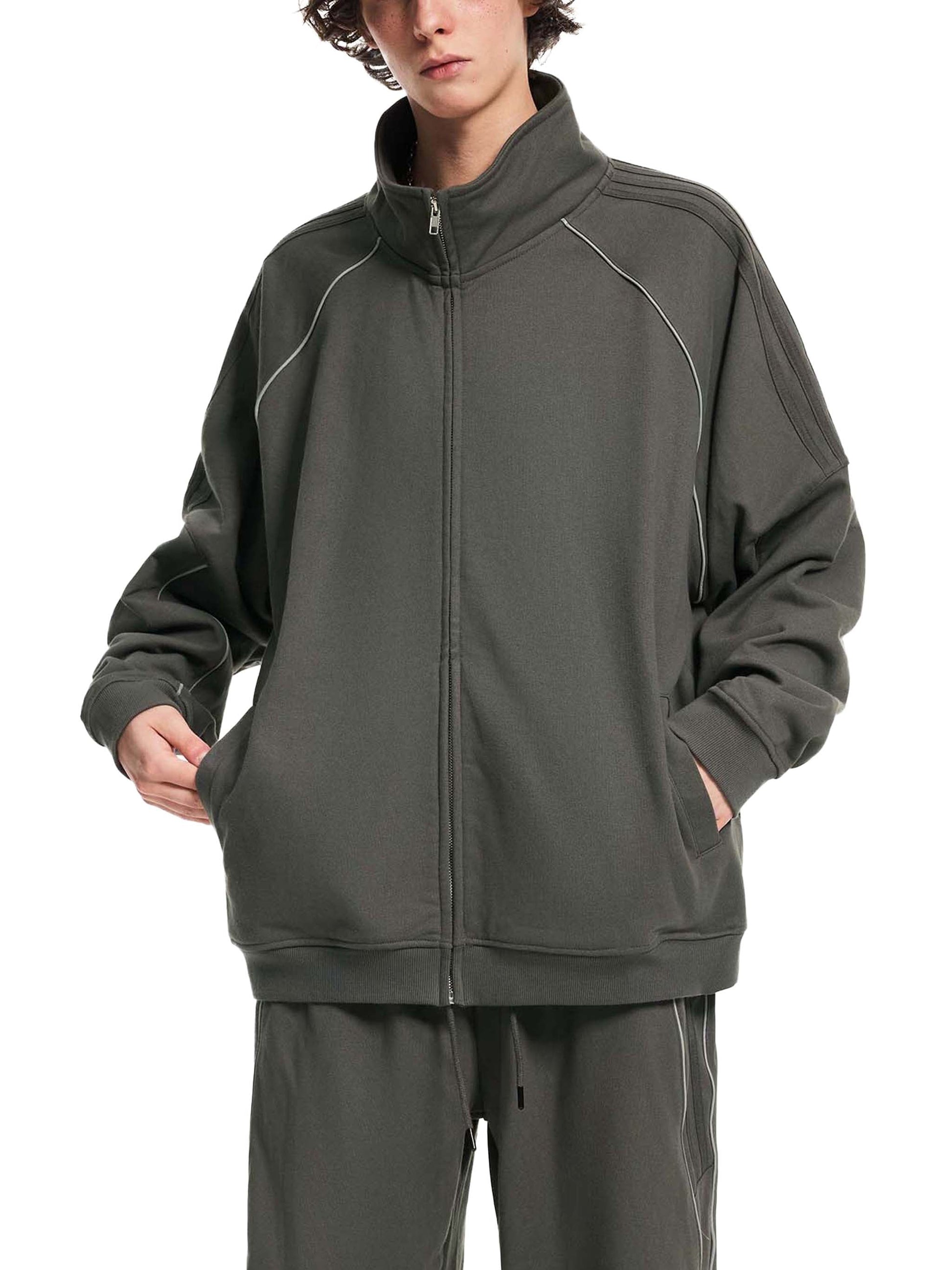 Fall Fashion- Unisex Raglan Tracksuit Jacket, Set ODMPOD