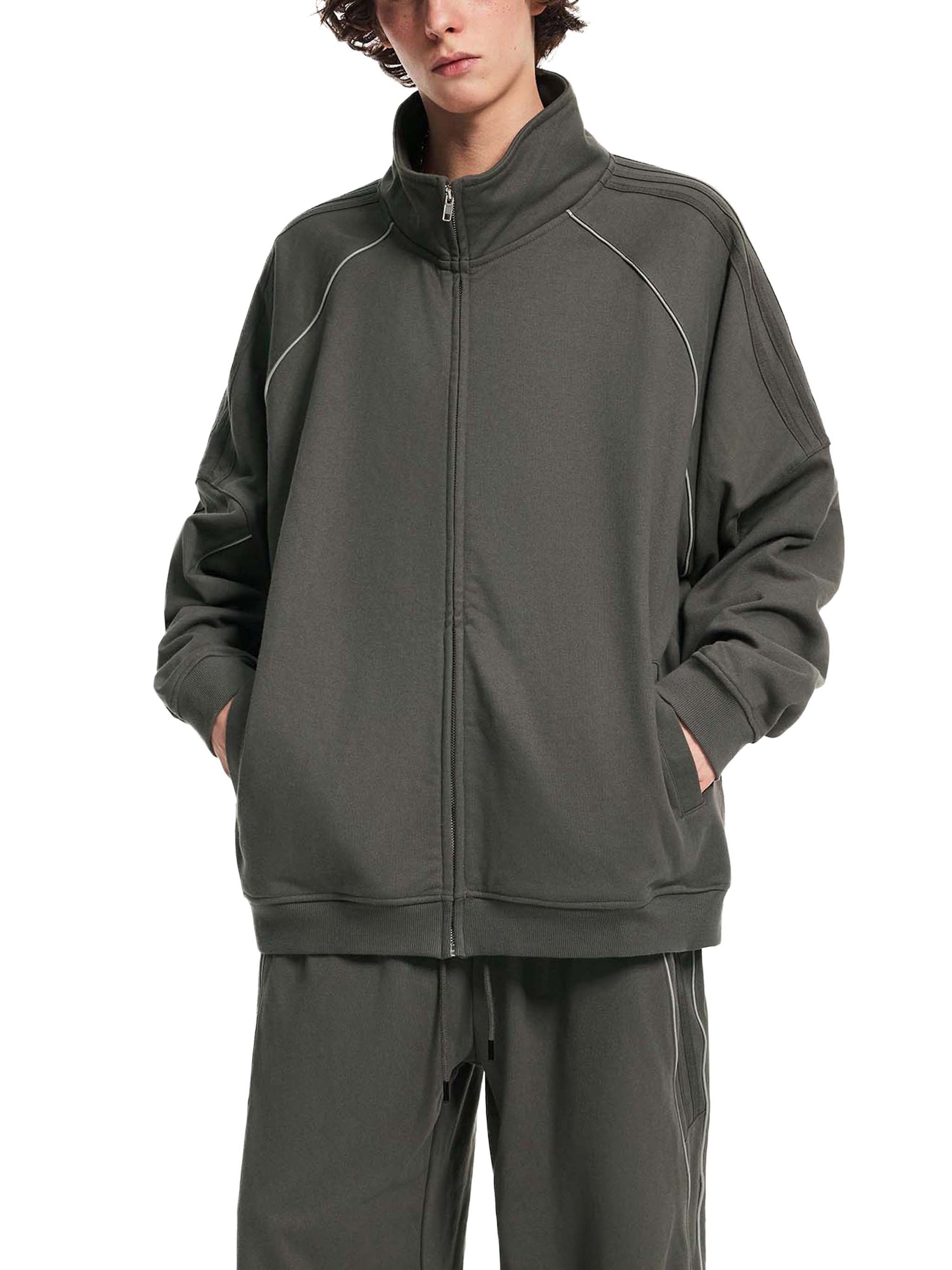Fall Fashion- Unisex Raglan Tracksuit Jacket, Set ODMPOD