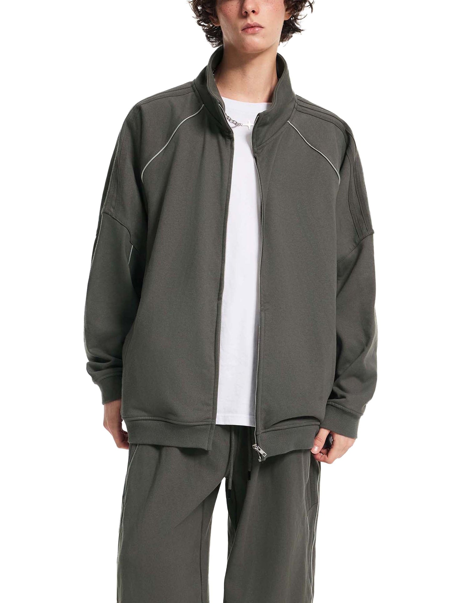 Fall Fashion- Unisex Raglan Tracksuit Jacket, Set ODMPOD