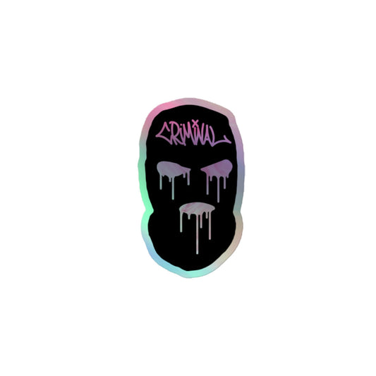 Masked Up Holographic stickers Pretty Junkie Apparel
