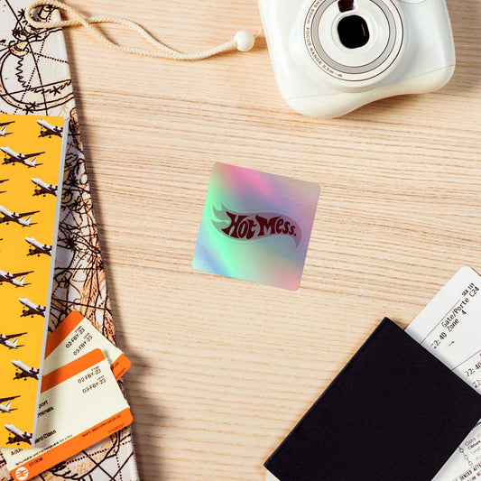 Hot Mess Holographic stickers Pretty Junkie Apparel