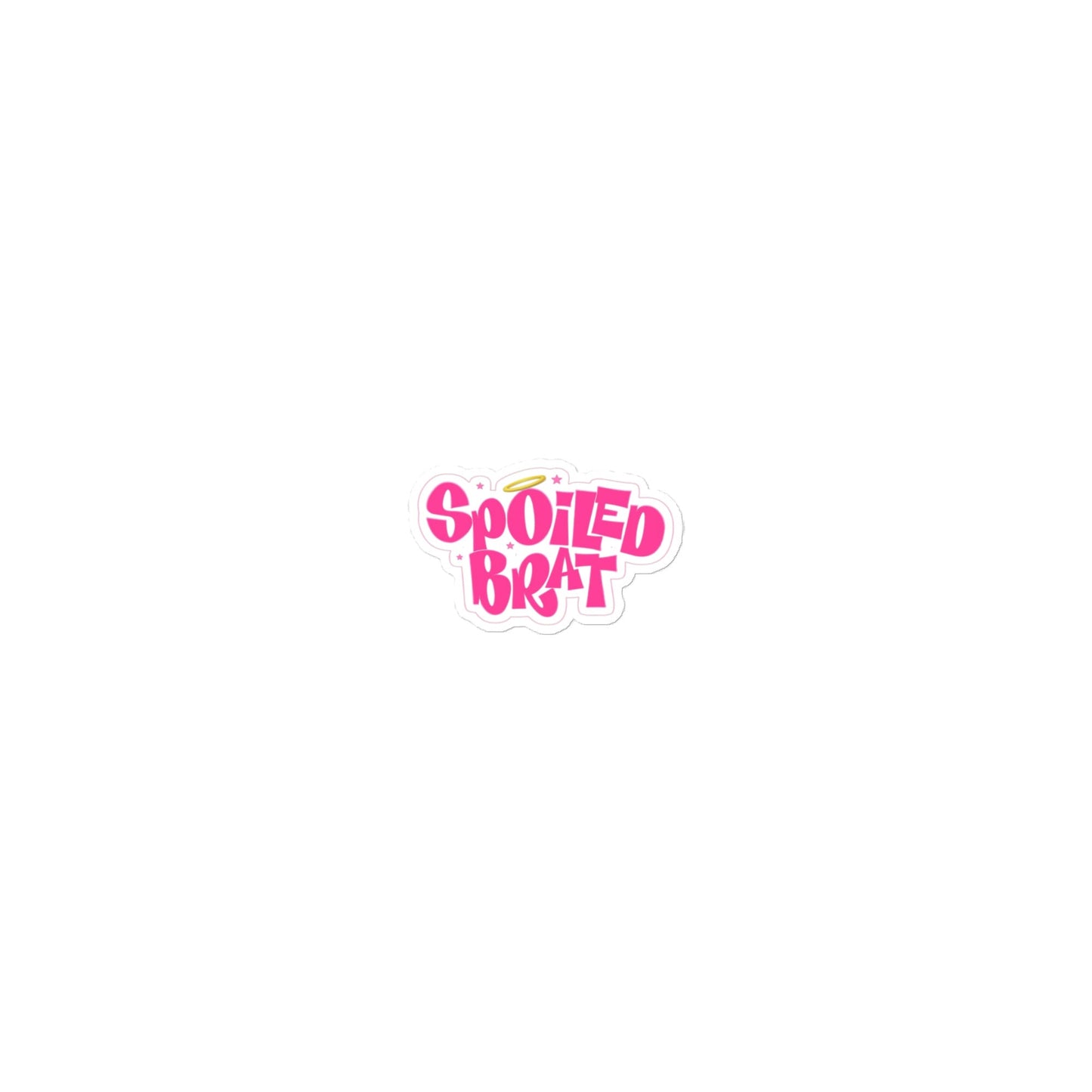 Spoiled Brat Bubble-free stickers Pretty Junkie Apparel