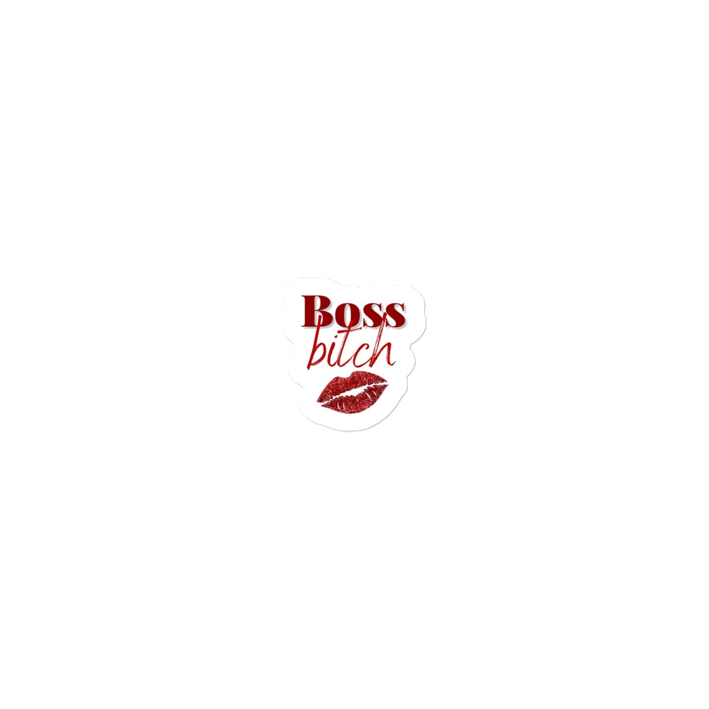 Boss Bih Bubble-free stickers Pretty Junkie Apparel