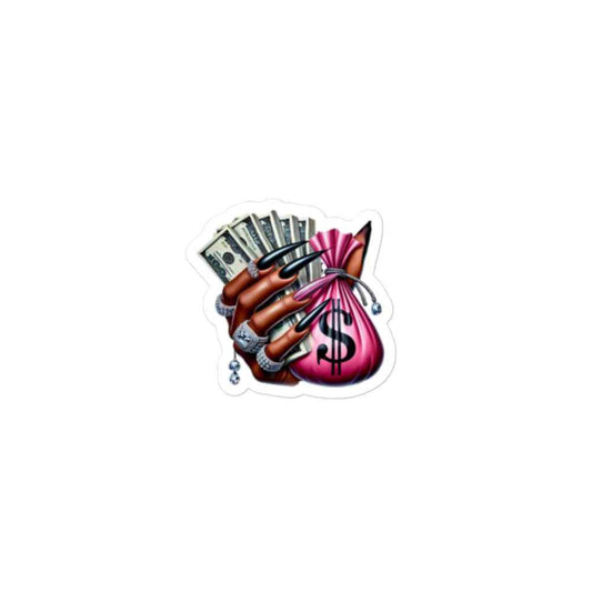 Cash Money Bubble-free stickers Pretty Junkie Apparel