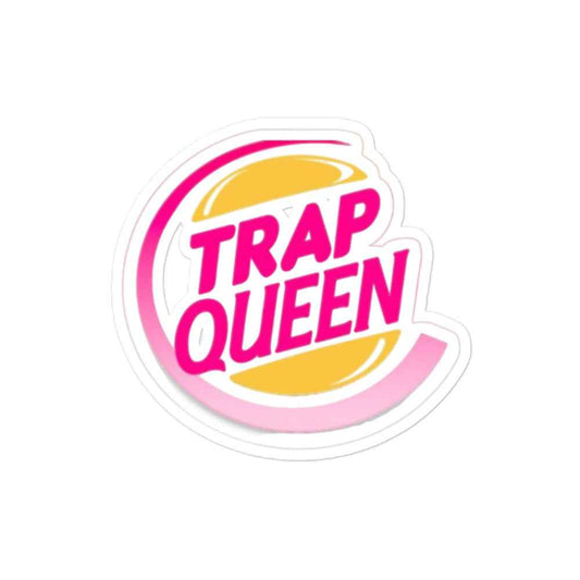 Trap Queen Bubble-free stickers Pretty Junkie Apparel