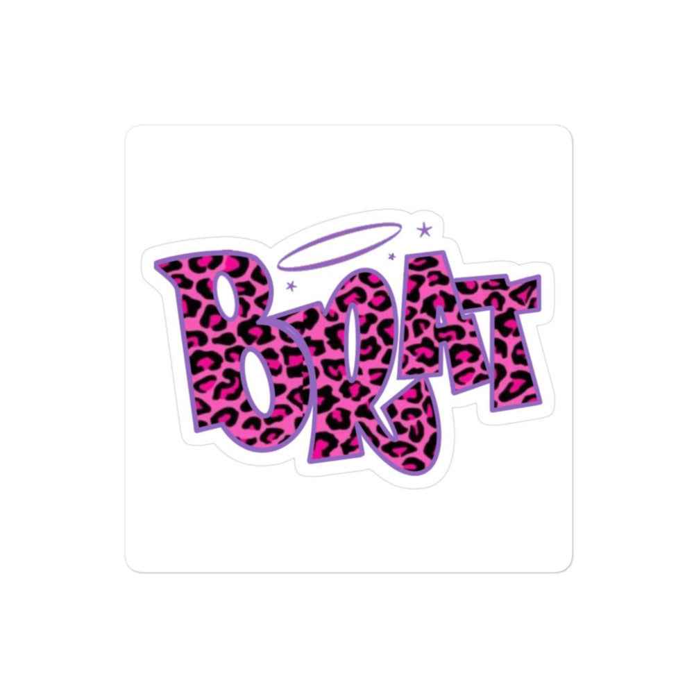 Brat Bubble-free stickers Pretty Junkie Apparel