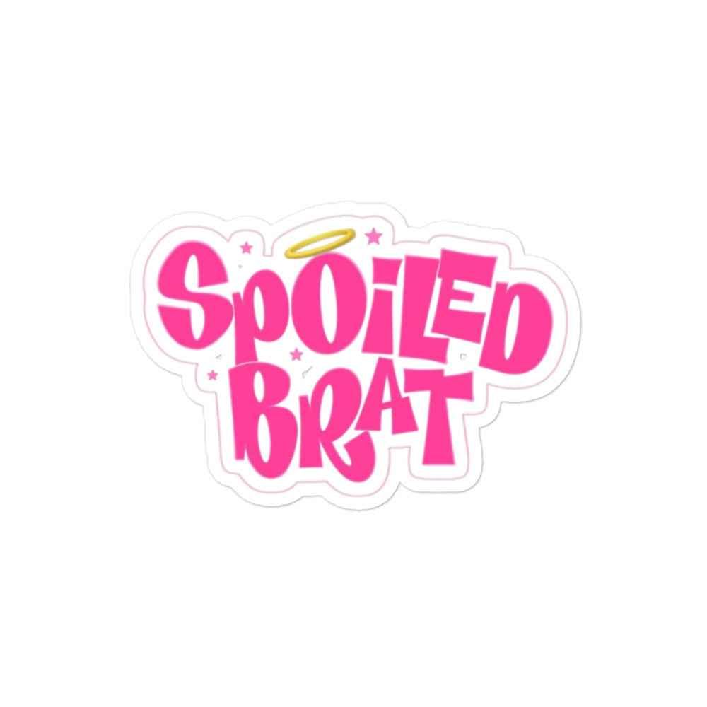 Spoiled Brat Bubble-free stickers Pretty Junkie Apparel